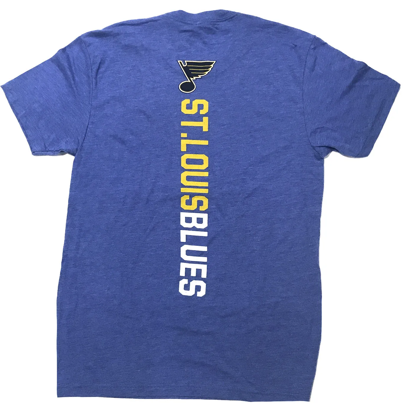 108 Stitches STL Blues Racerback Wordmark Tee