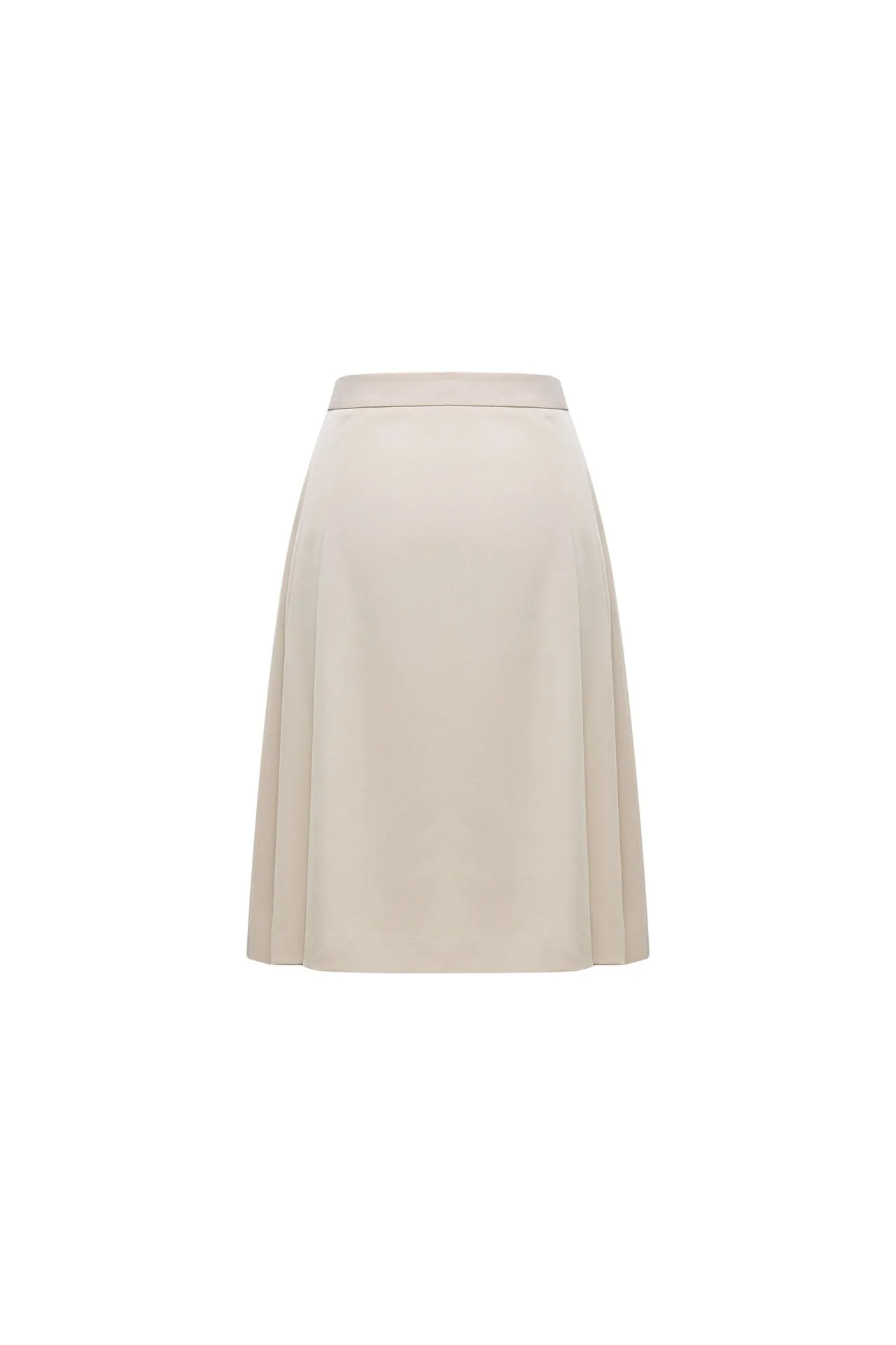 A-Line Pleat Skirt