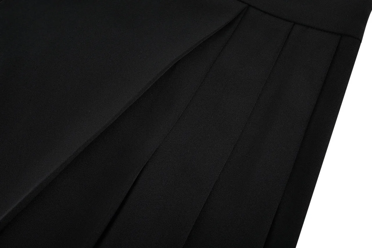 A-Line Pleat Skirt