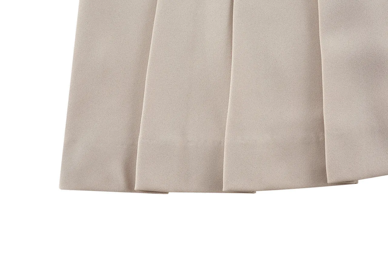 A-Line Pleat Skirt