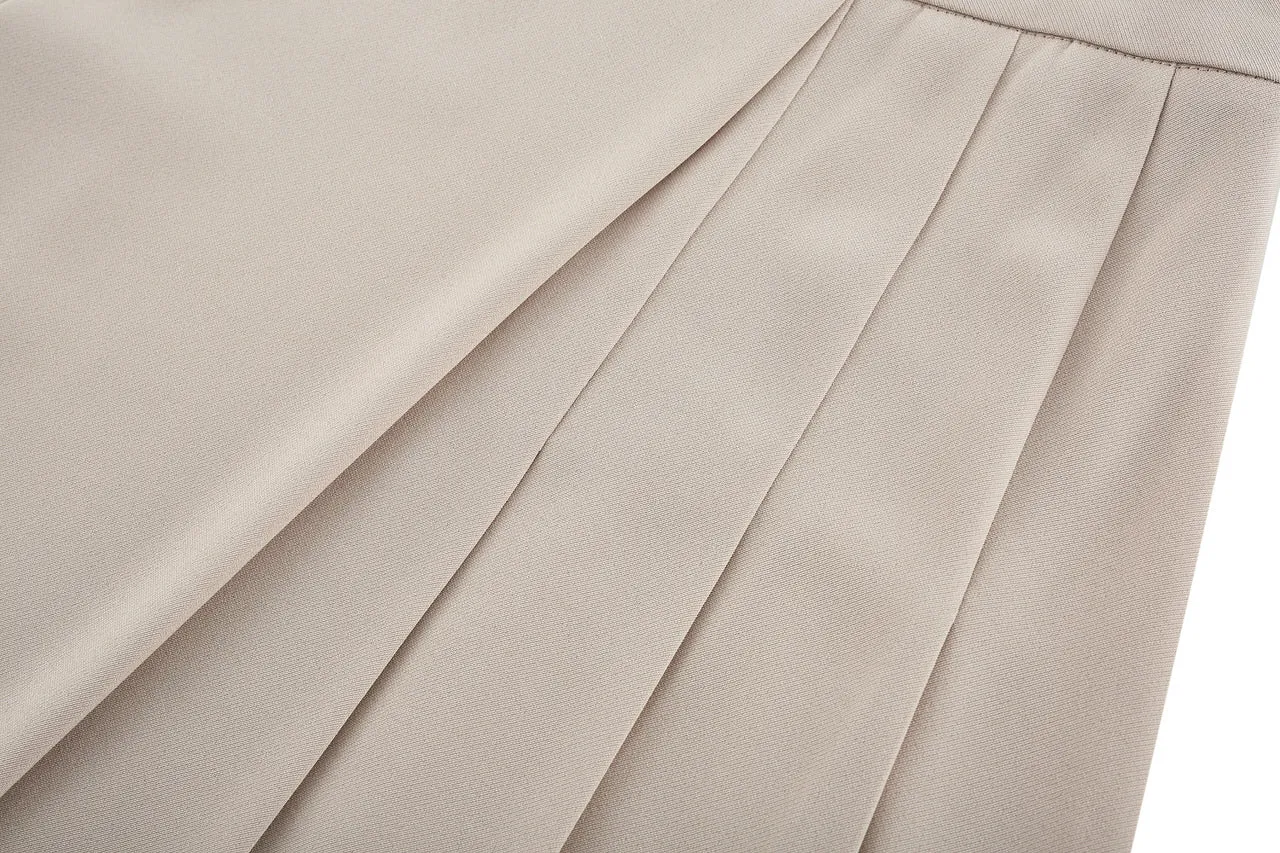 A-Line Pleat Skirt