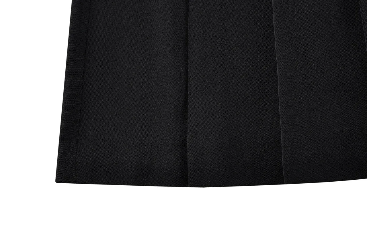 A-Line Pleat Skirt