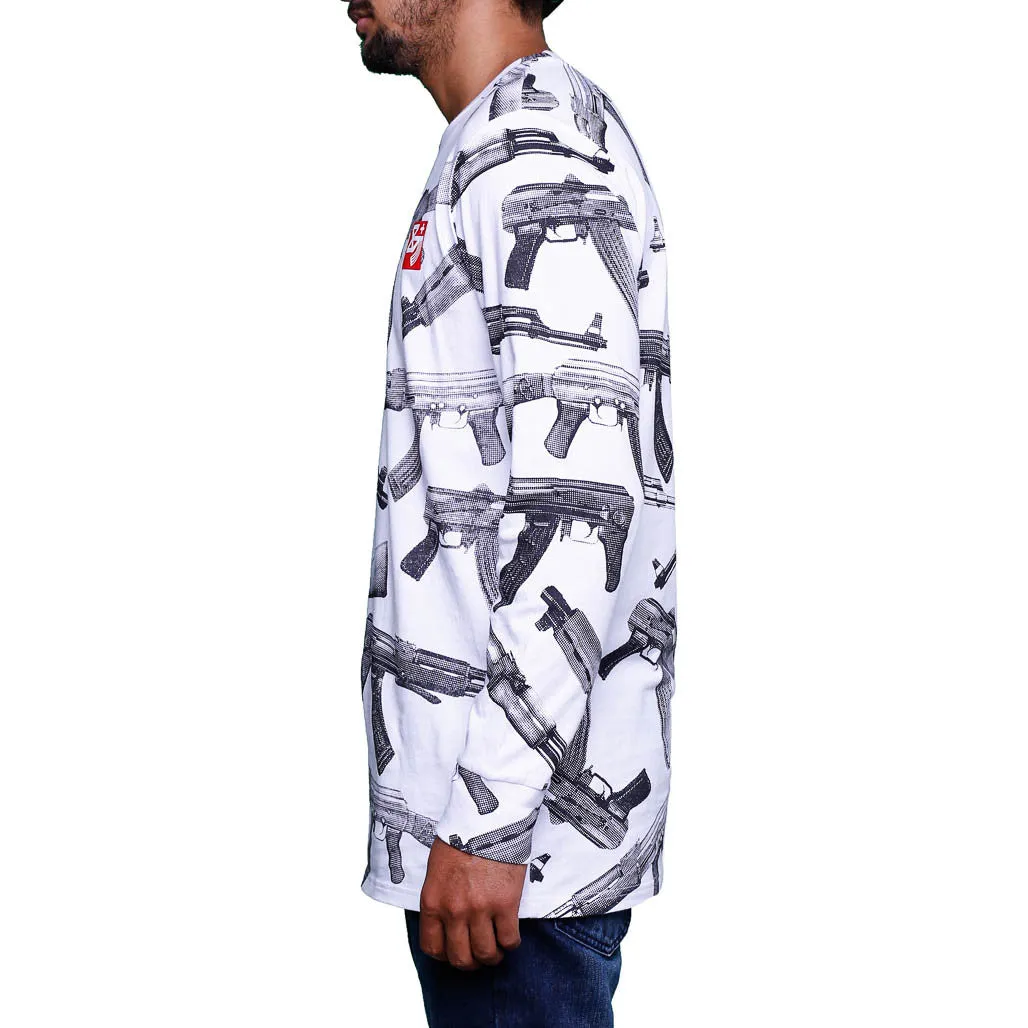 AKs Long Sleeve Tee White L/S