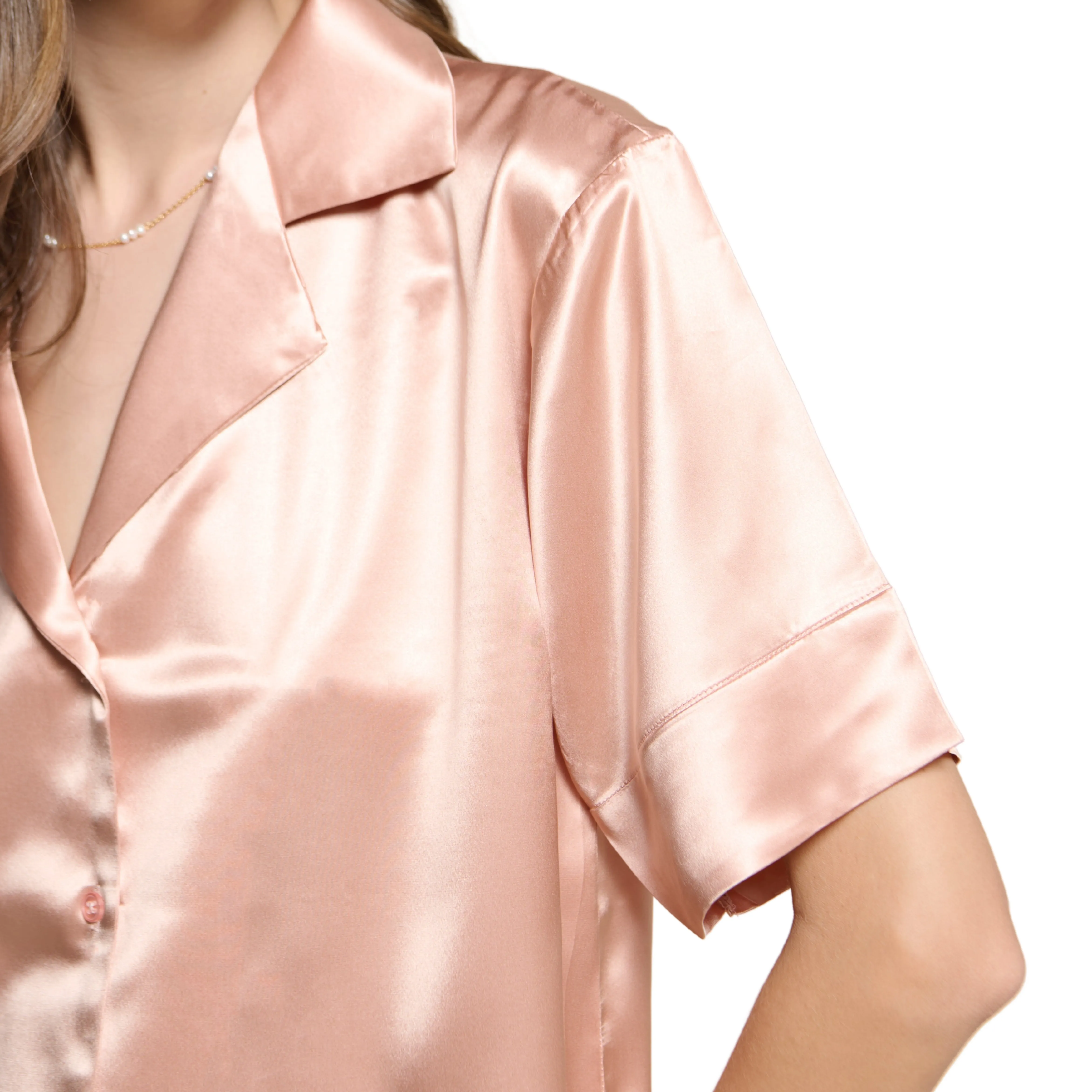 Bui Kelly Pajamas Shirt - Rose Gold