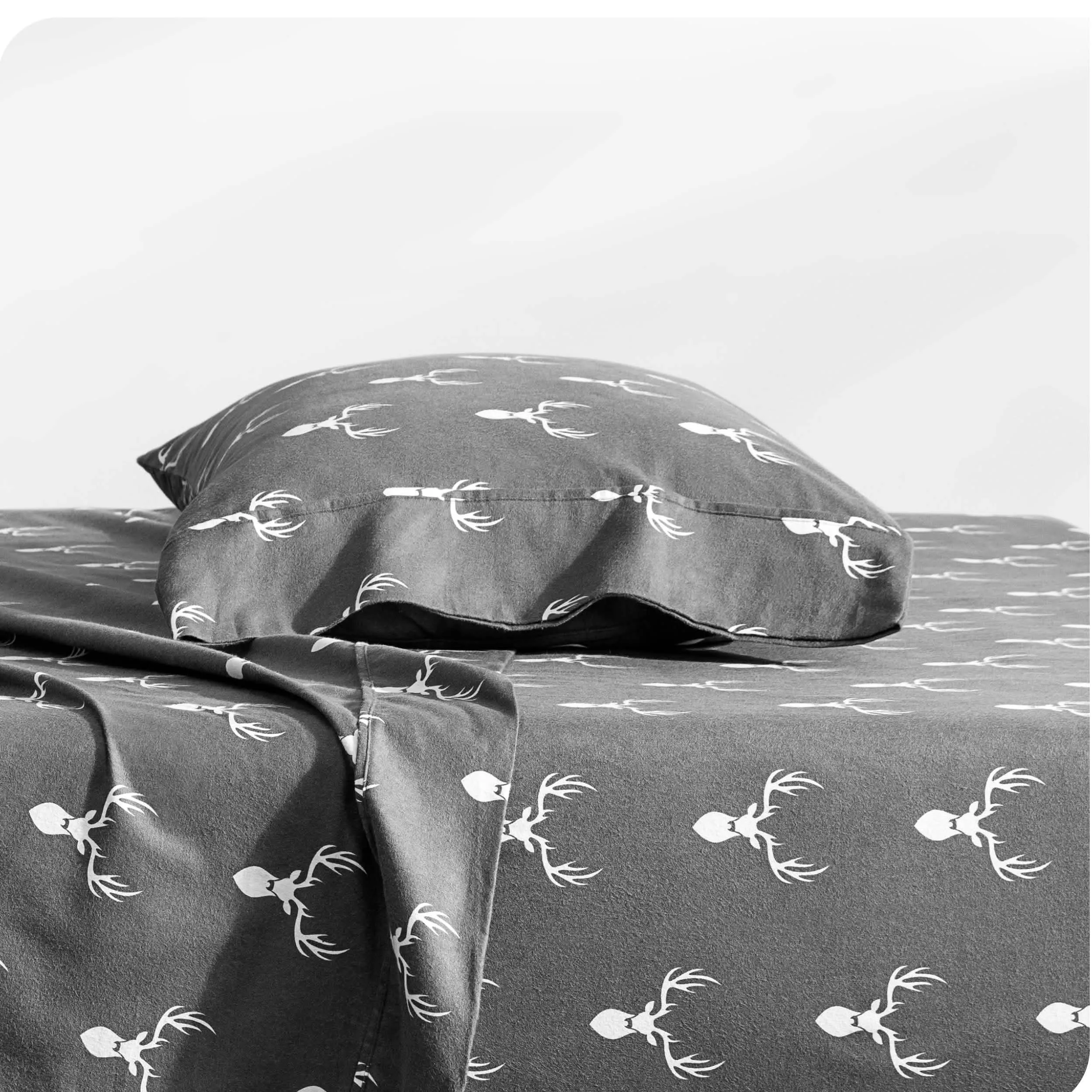 Cotton Flannel Sheet Set - Stag