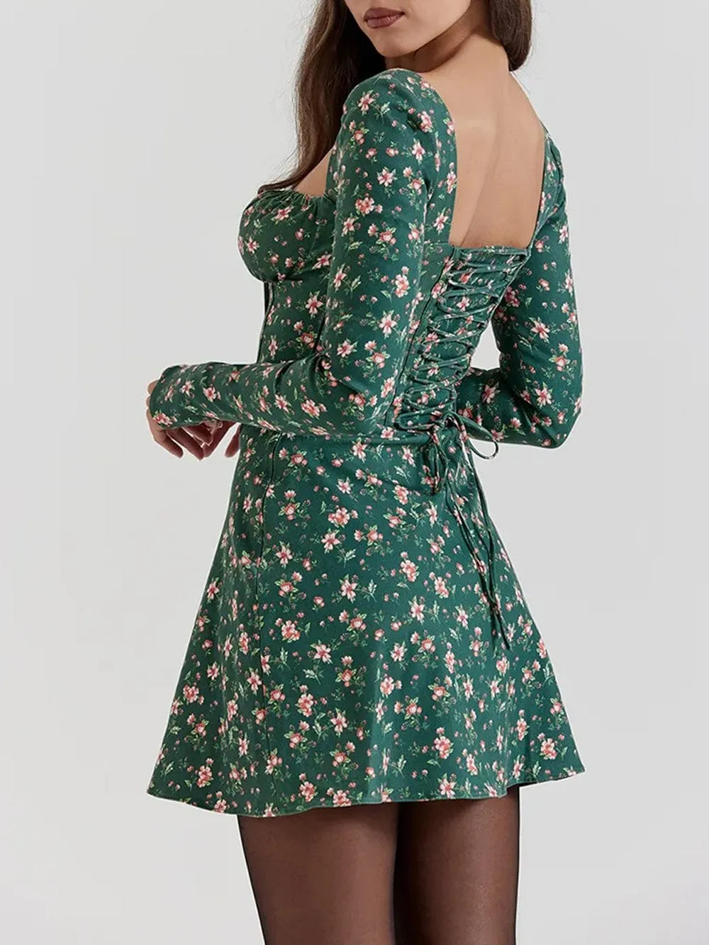 Darcie Flower Waist Midi Dress