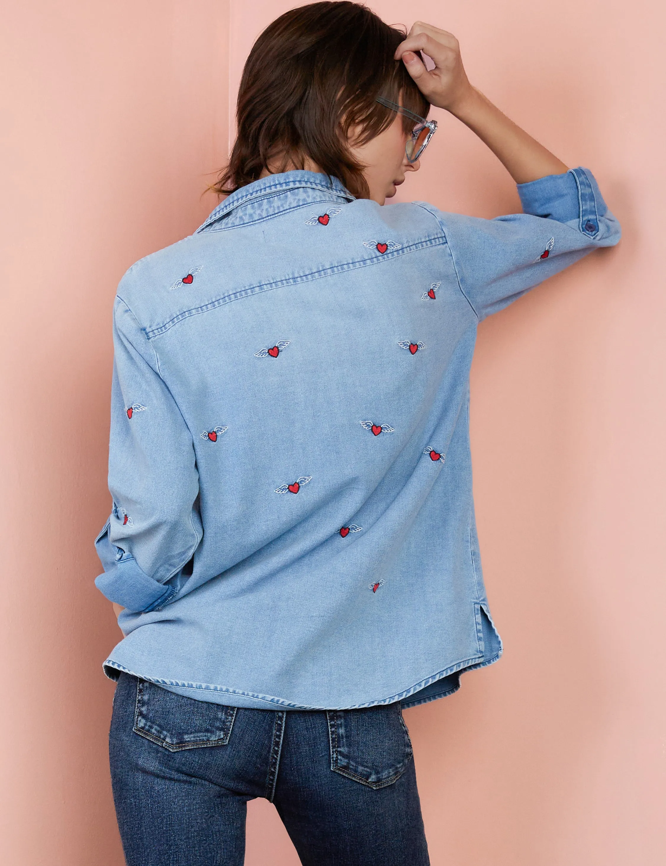 Denim Love Wing Shirt