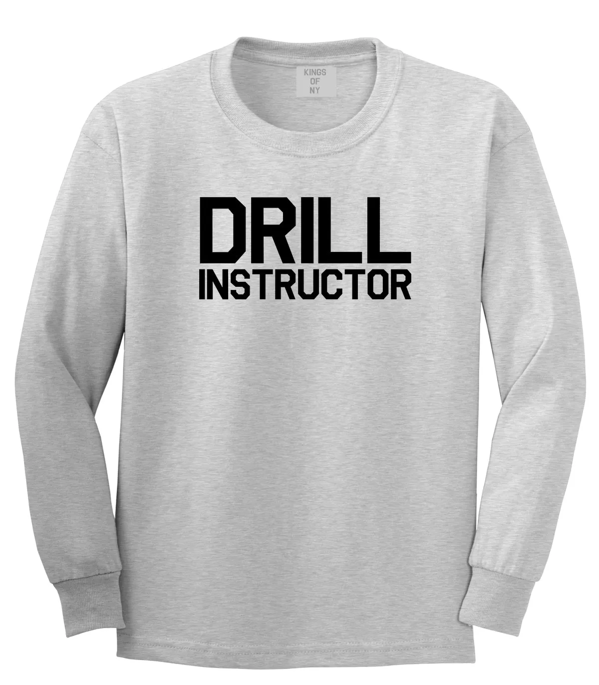 Drill Instructor Mens Long Sleeve T-Shirt