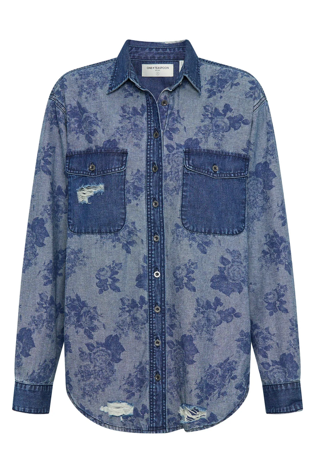 Everyday Denim Shirt in Rosewood