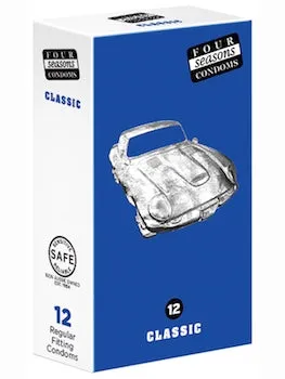 Four Seasons Classic Regular Fitting Condoms - 12pk