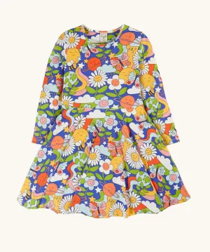 Frugi Sofia Skater Dress - Retro Happy