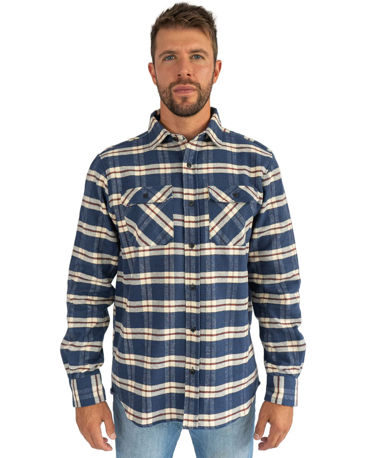 Grand Flannel, Navy Plaid