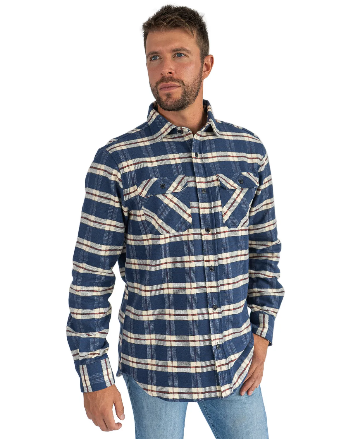 Grand Flannel, Navy Plaid