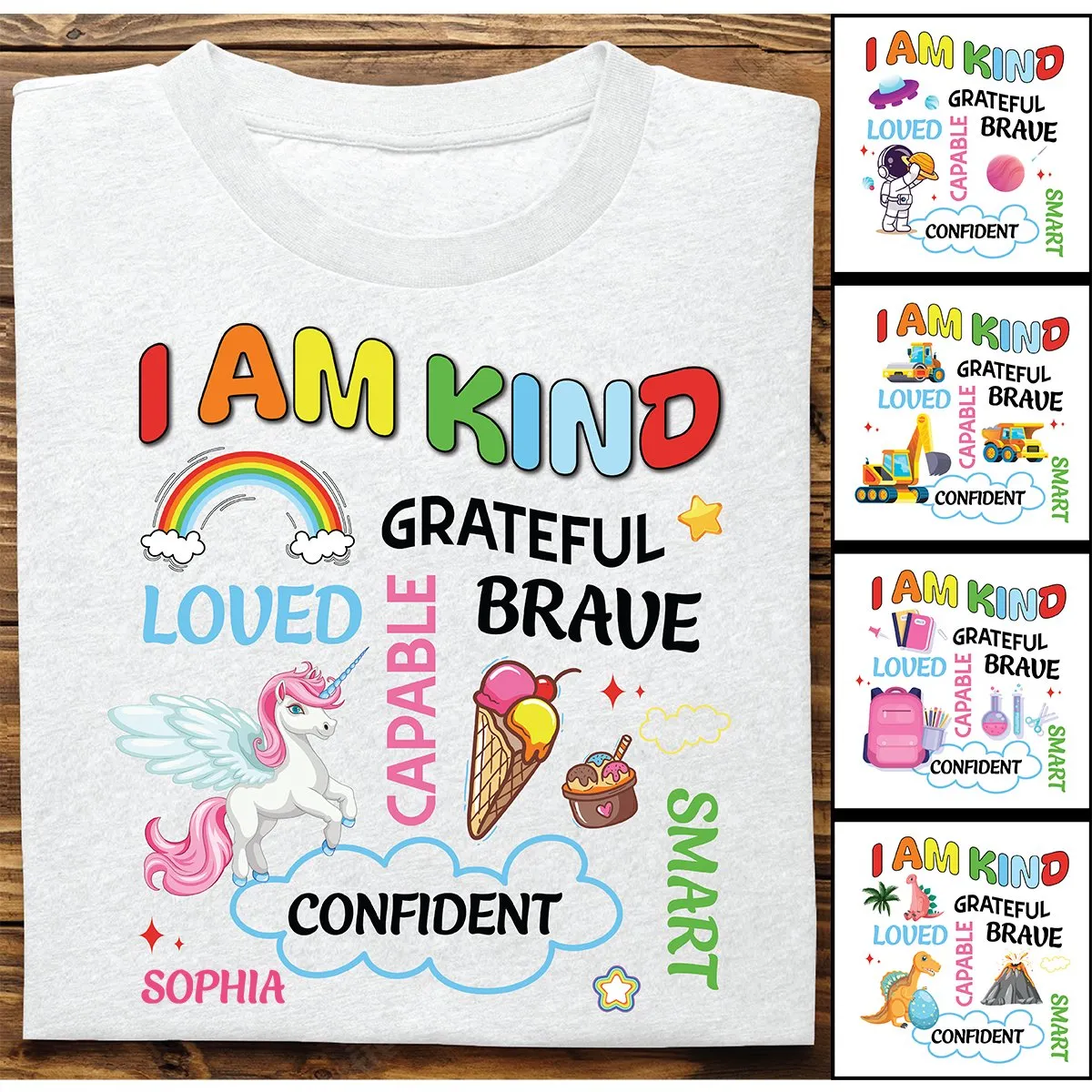 Grandson -  I Am Kind - Personalized T-Shirt