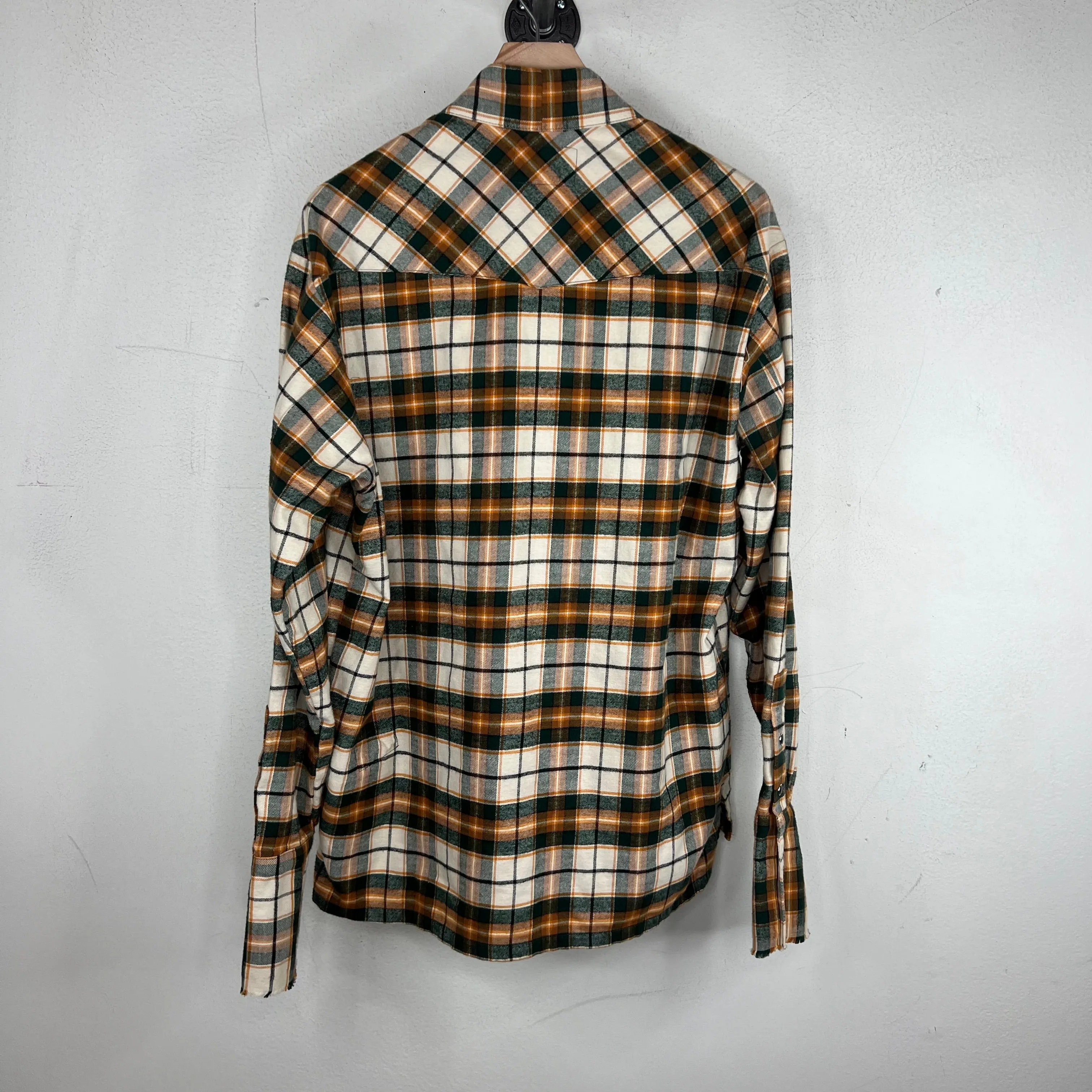 Greg Lauren Mandarin Collar Flannel