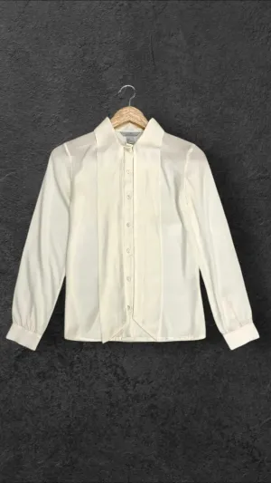 H&M BUTTON UP SILK SHIRT