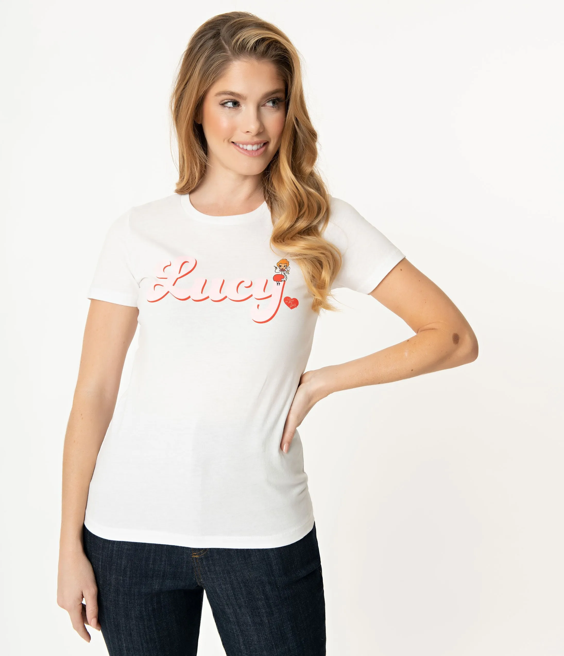 I Love Lucy x Unique Vintage BFF Lucy Fitted Tee