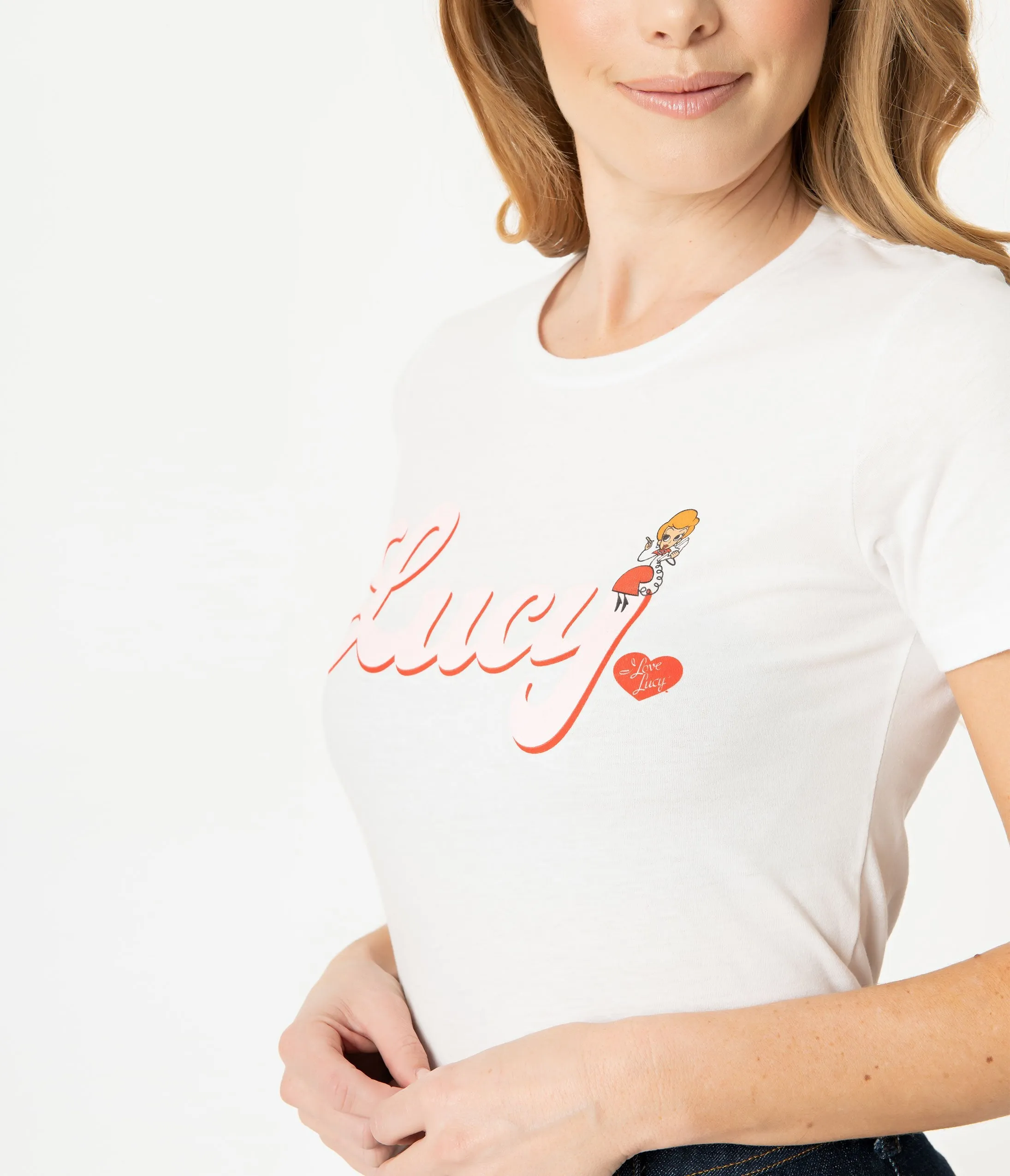 I Love Lucy x Unique Vintage BFF Lucy Fitted Tee