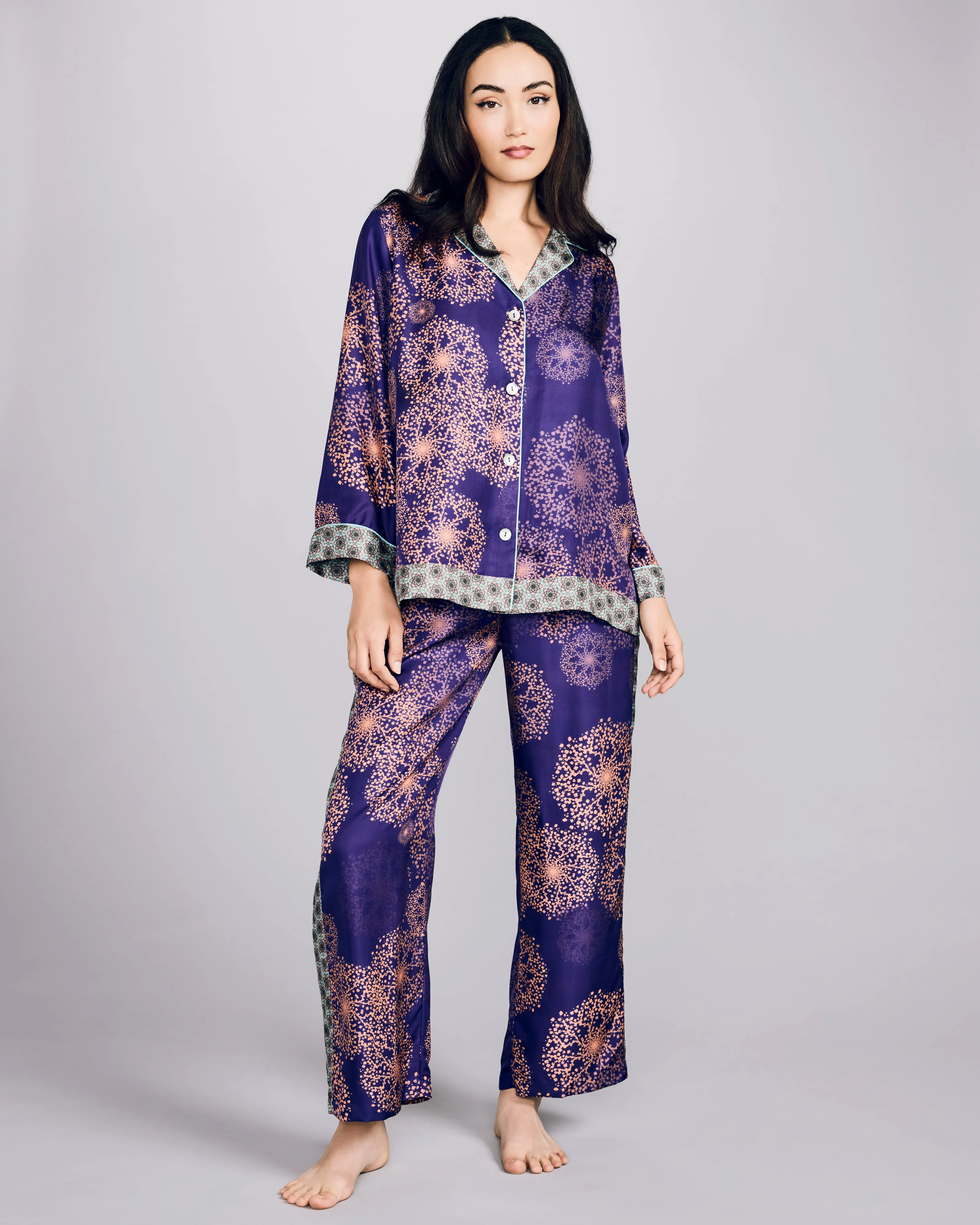 Isa Hanabi Silk Pajamas