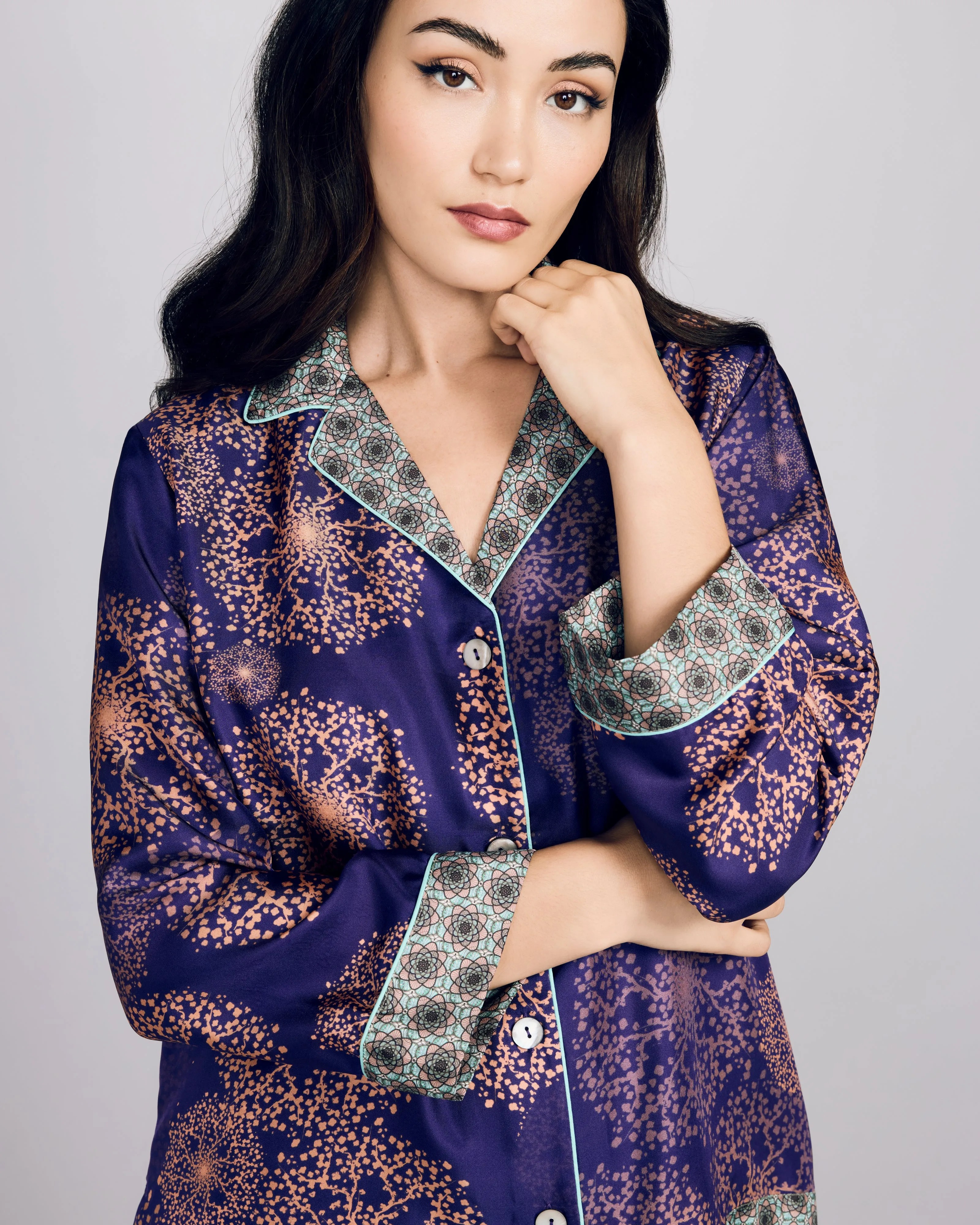 Isa Hanabi Silk Pajamas