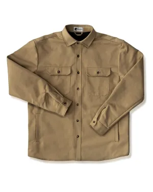 Lined Yukon Flannel Shirt Jacket, Tan