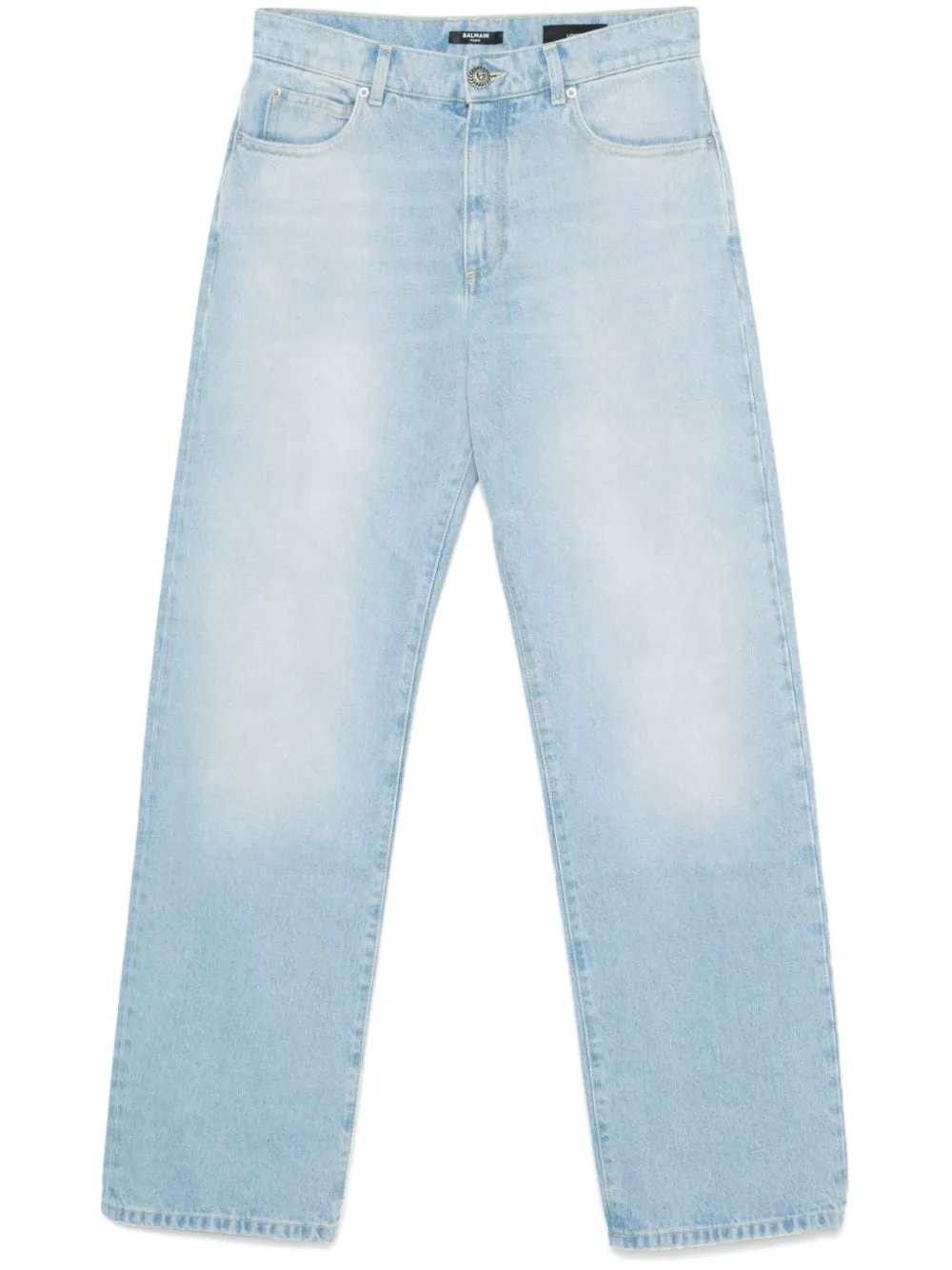 Loose Denim Pants Blue Wash