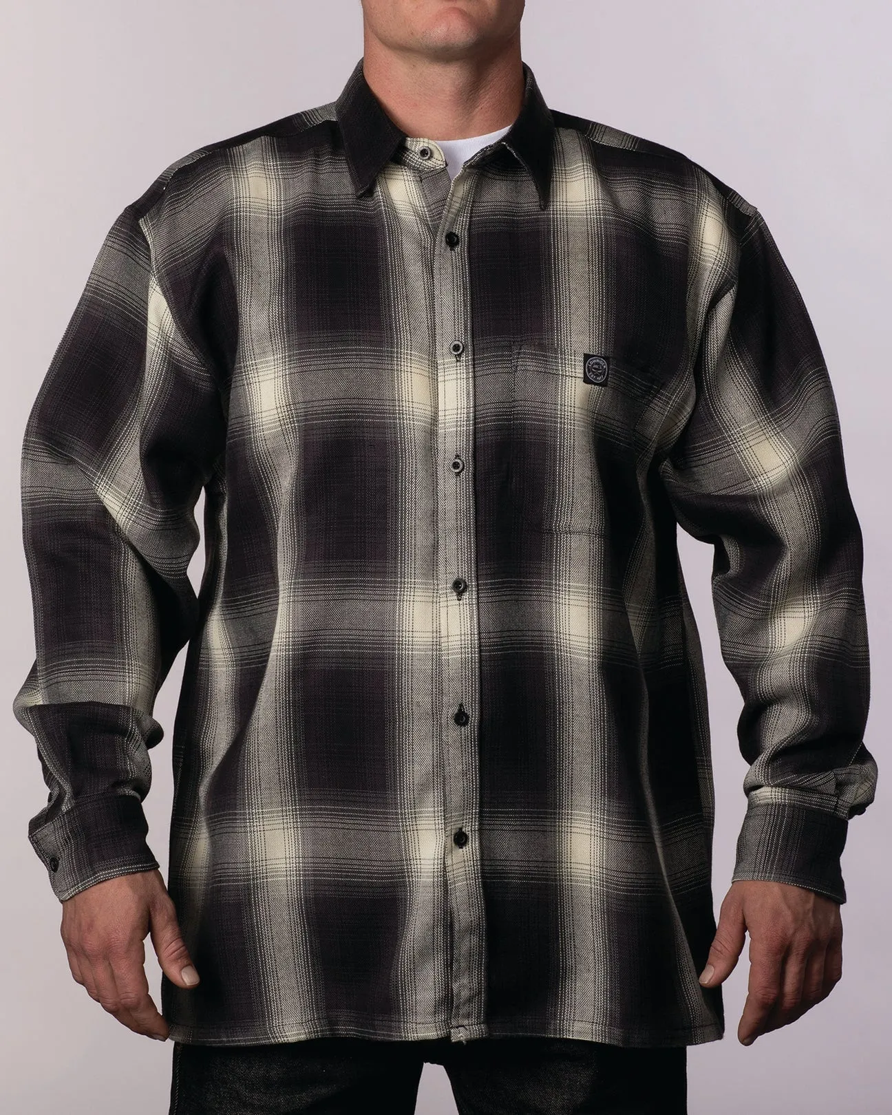 Lowrider Veterano Long Sleeve Flannel Button-Up