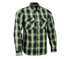 Milwaukee Plaid Lime Green/Black Flannel Shirt