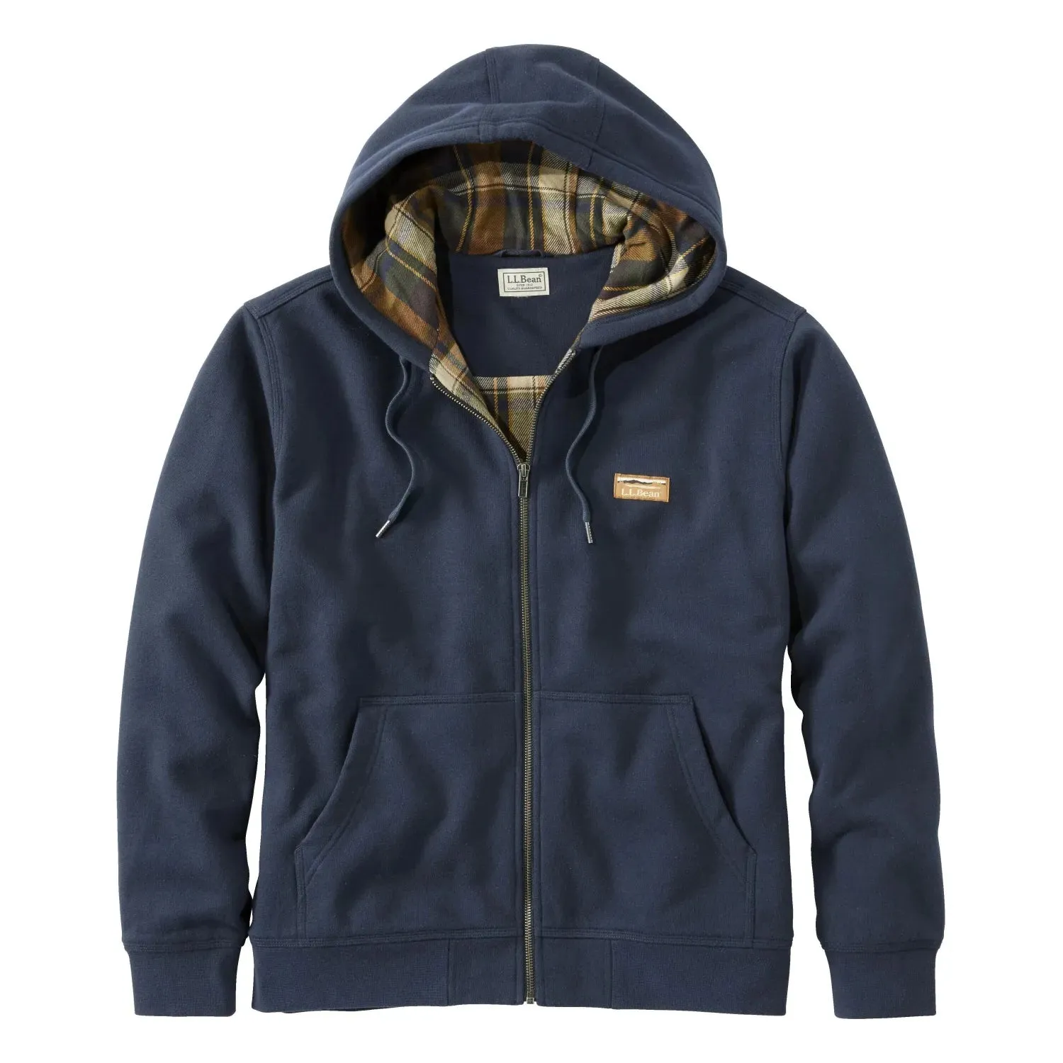 M's Katahdin Iron Works® Hooded Sweatshirt, Flannel-Lined