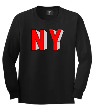 NY Block Letters Long Sleeve T-Shirt