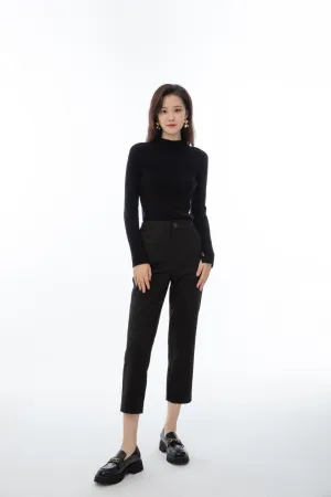 Obsidian Black Yuppie Pants