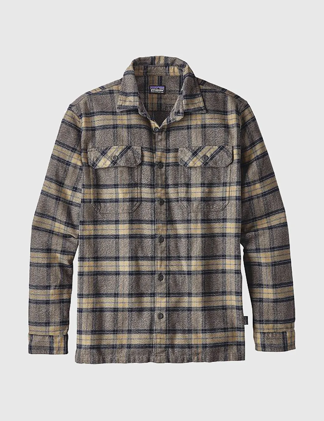 Patagonia M's Fjord Flannel Shirt - Forge Grey