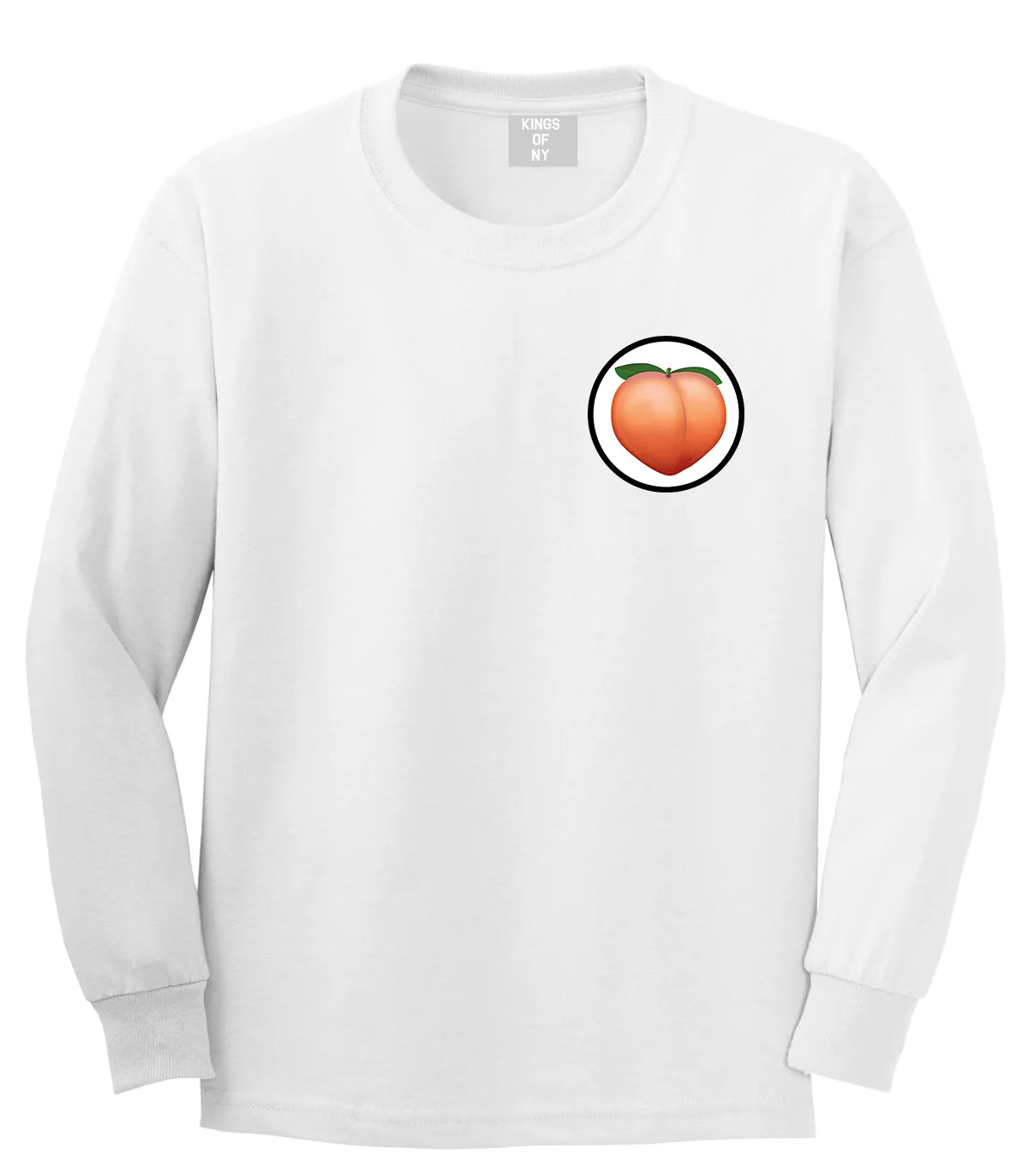 Peach Chest Mens Long Sleeve T-Shirt