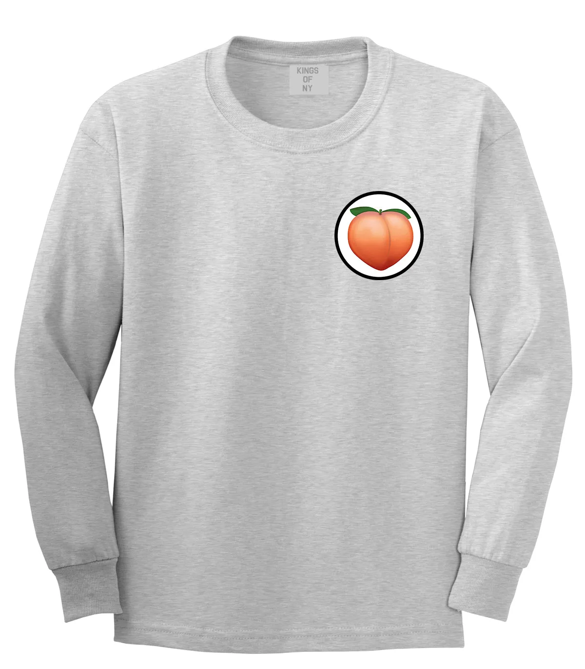 Peach Chest Mens Long Sleeve T-Shirt