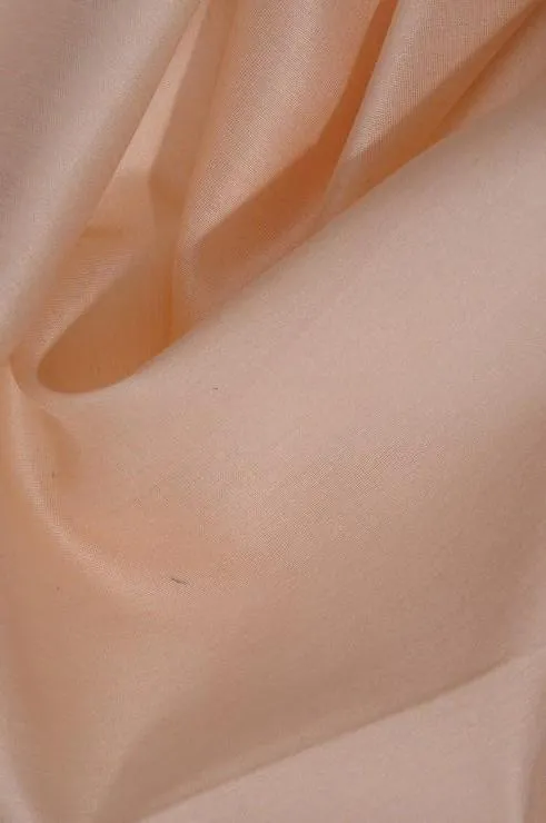 Peach Cotton Silk Fabric