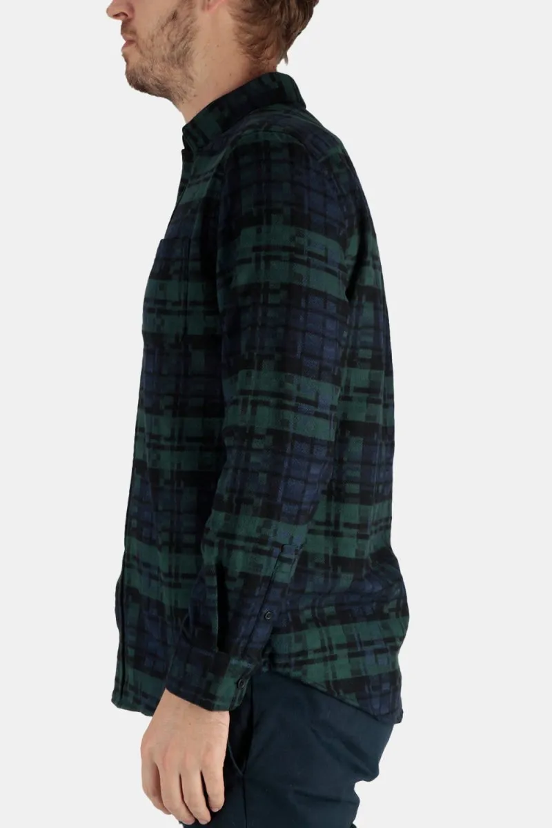 Portuguese Flannel Abstract Blackwatch ESP Shirt (Black)