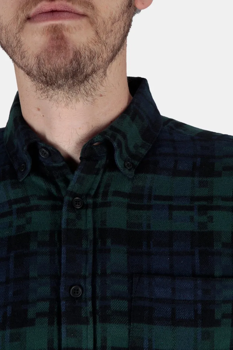 Portuguese Flannel Abstract Blackwatch ESP Shirt (Black)