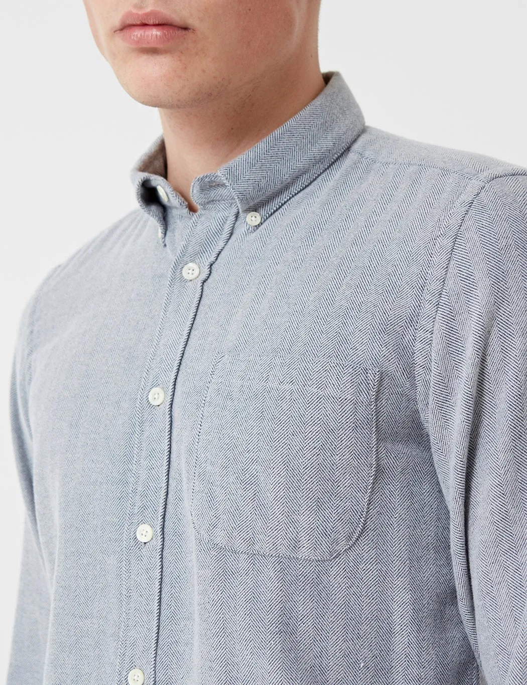 Portuguese Flannel Espiga Shirt - Blue