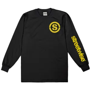 "S" Logo Long Sleeve (Black/Gold)