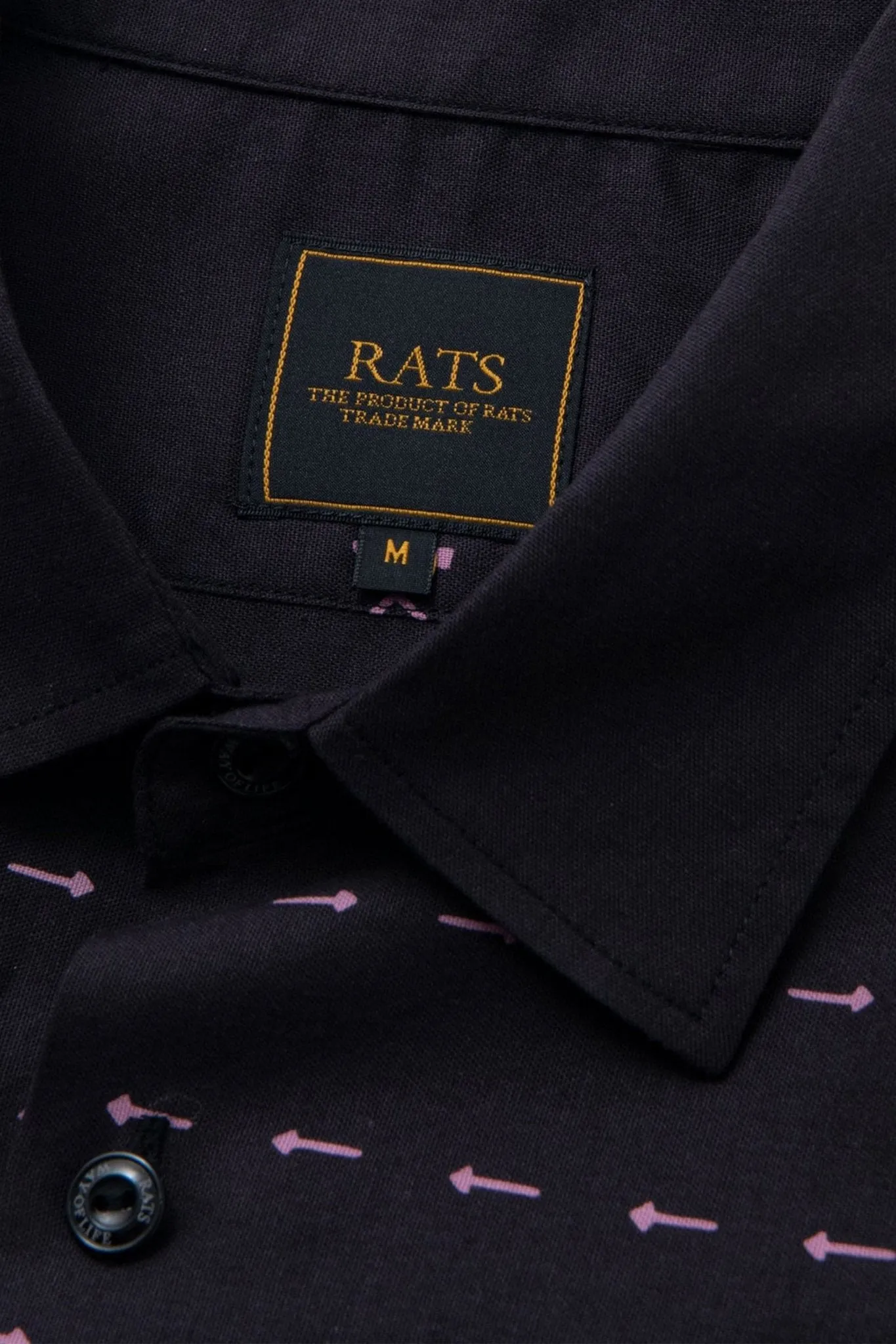 Rats Arrow Cross Shirt - Black