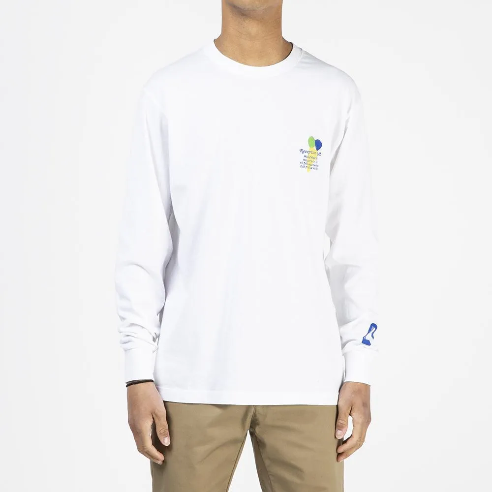 Reception S.C. Muderacks Long Sleeve T-shirt / White