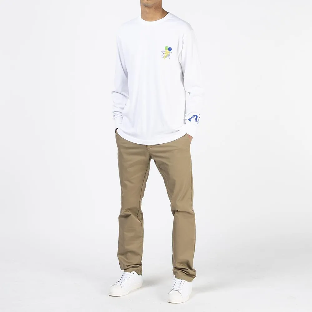 Reception S.C. Muderacks Long Sleeve T-shirt / White