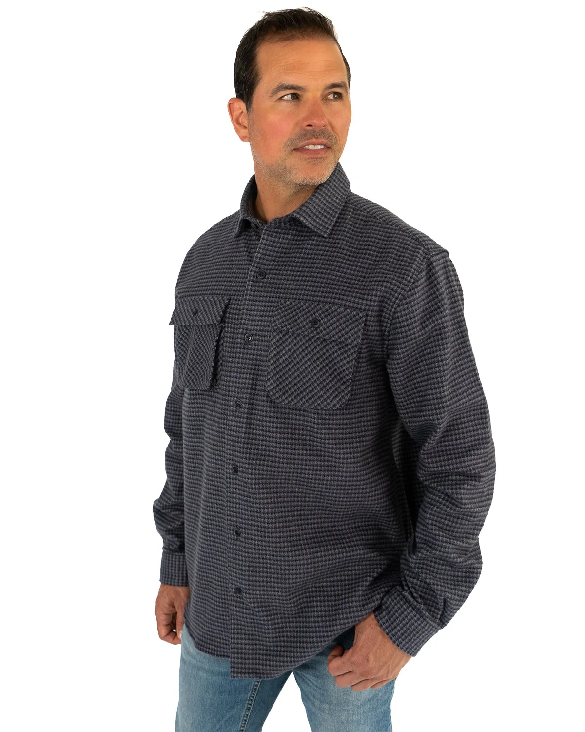 Relaxed Flannel, Charcoal