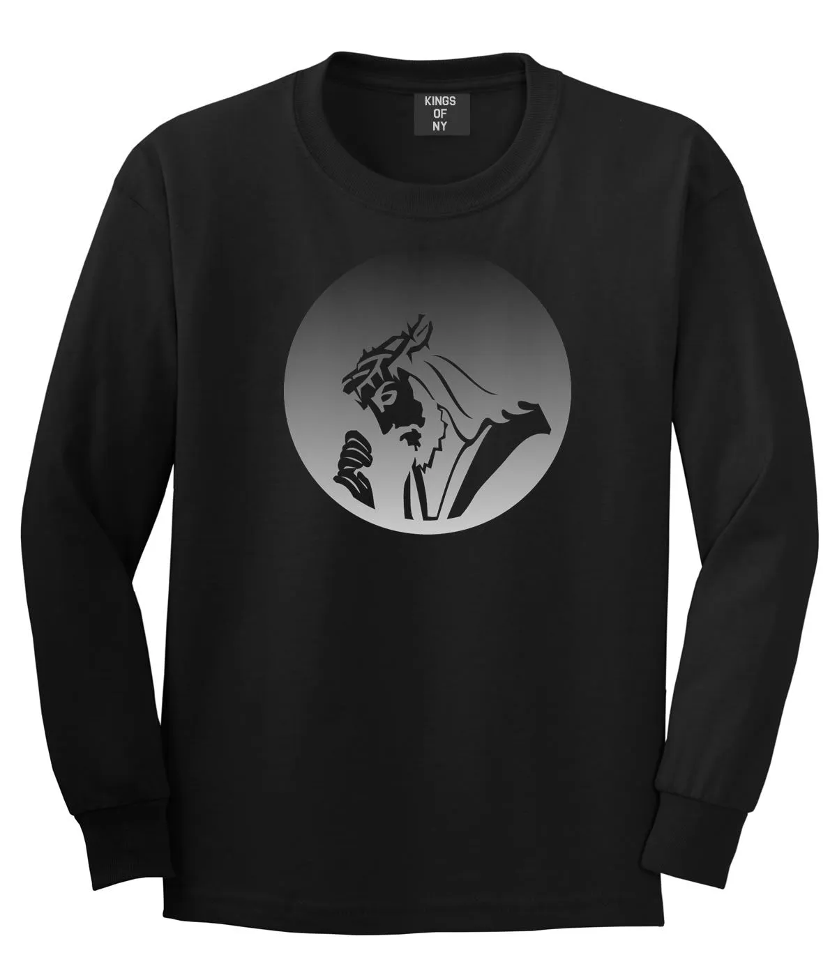 Religious Jesus Fade God Long Sleeve T-Shirt