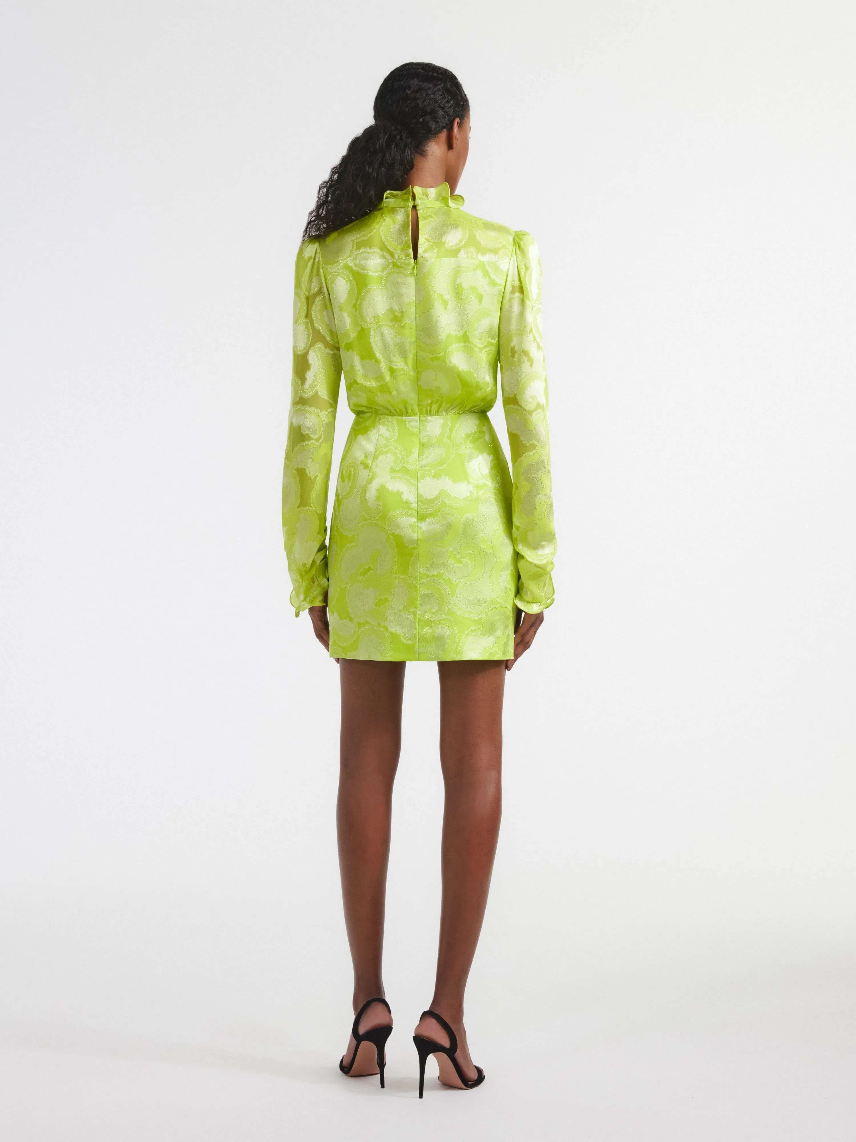 Rina B Dress in Lime