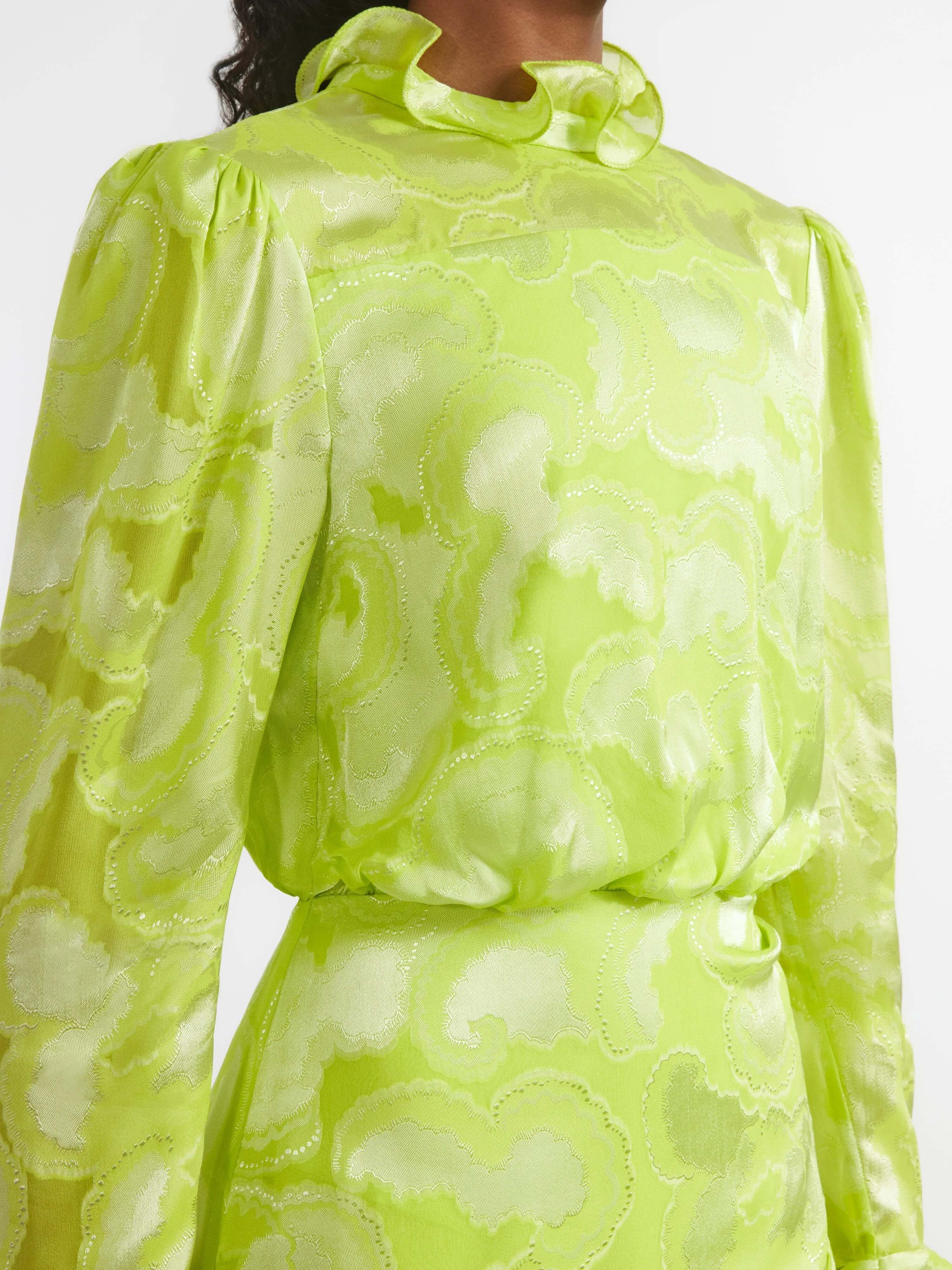 Rina B Dress in Lime