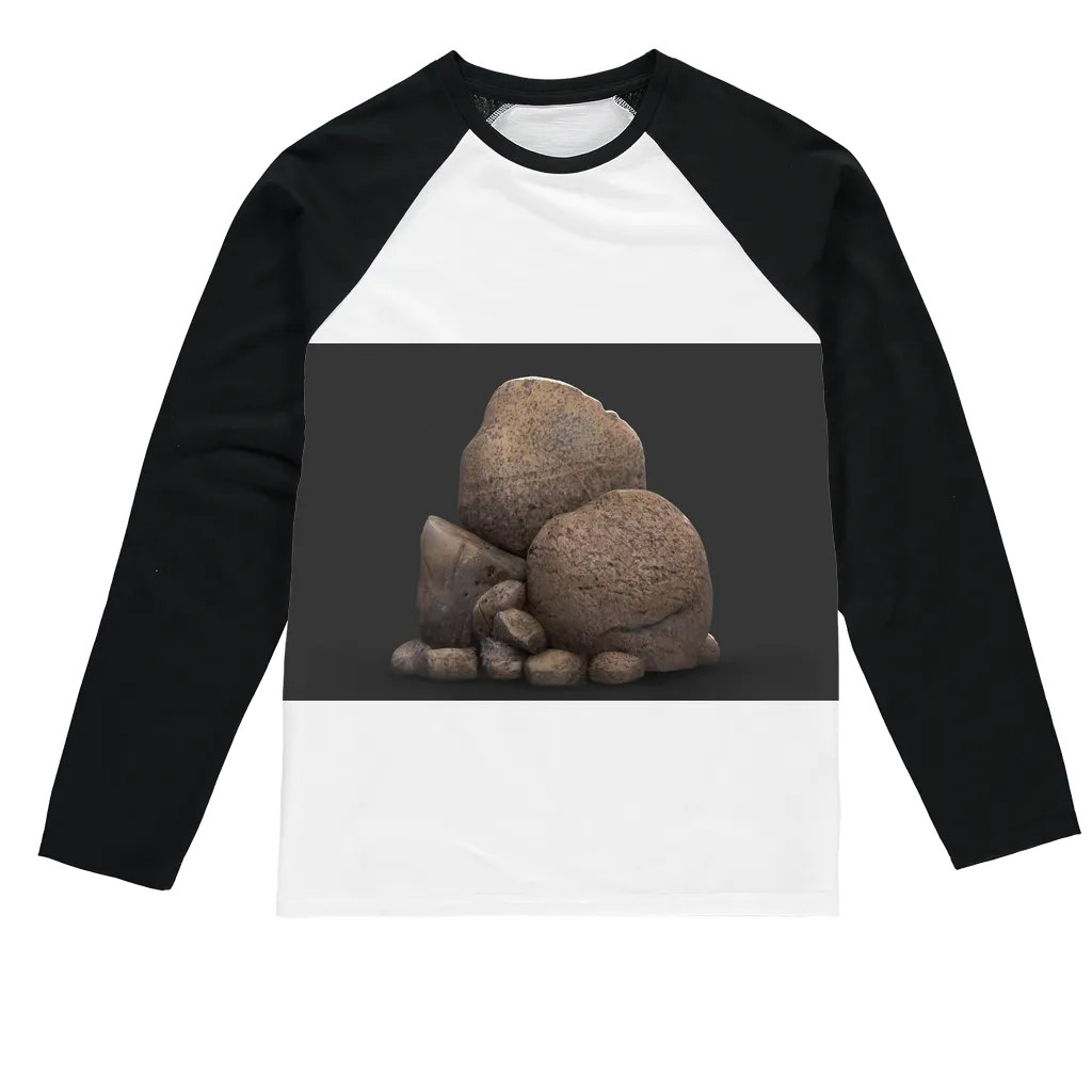 Rocks Sublimation Baseball Long Sleeve T-Shirt