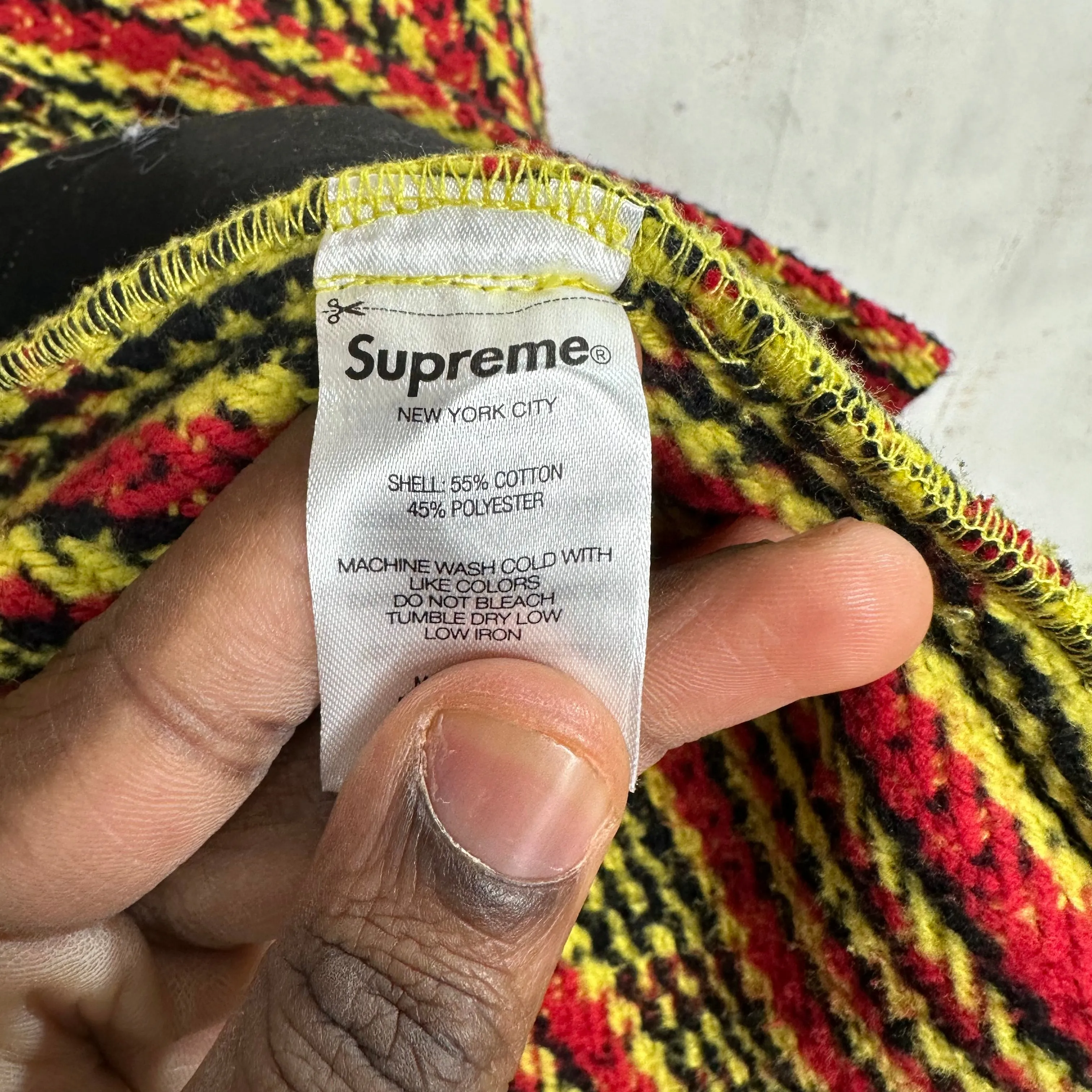 Supreme Oversized Knit Flannel