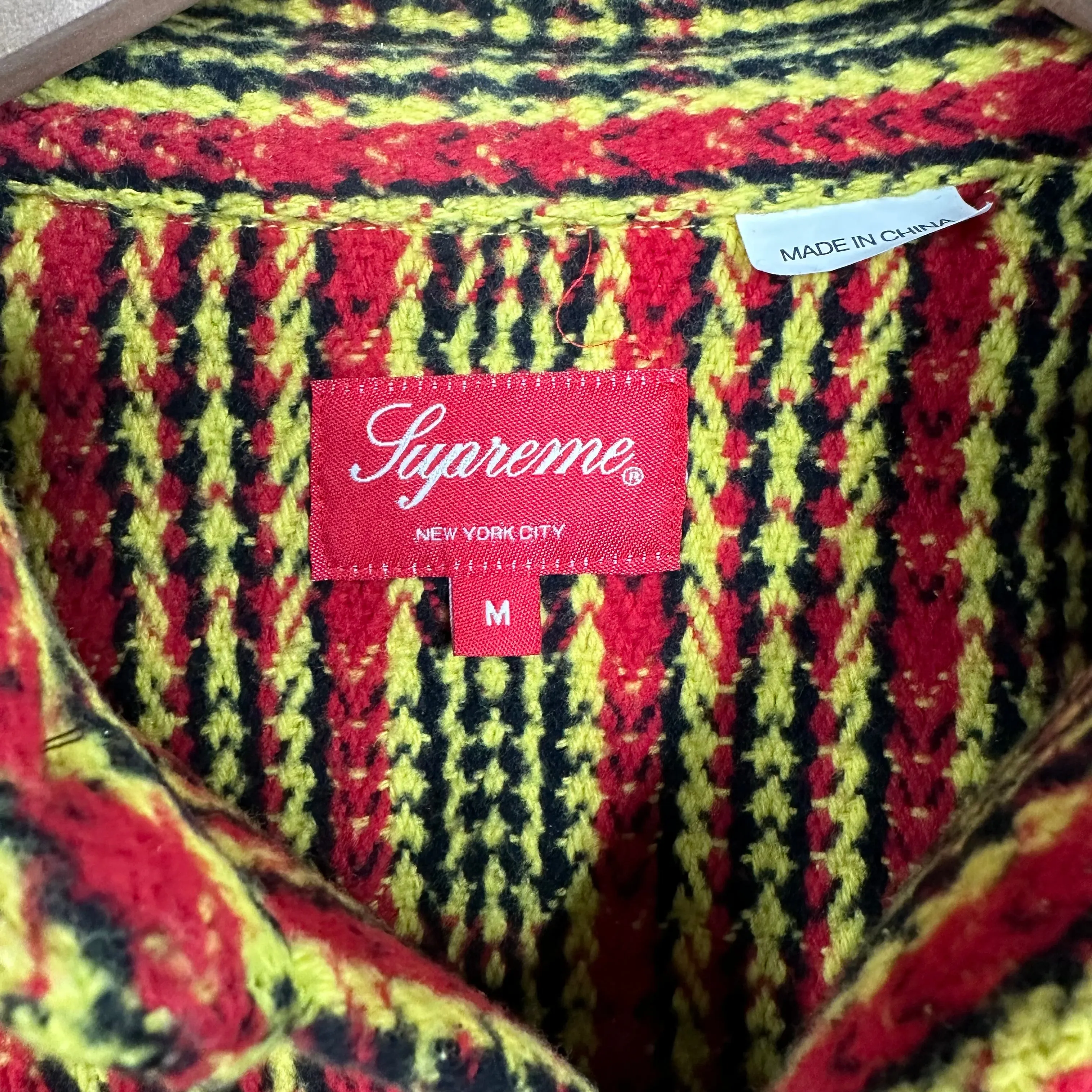 Supreme Oversized Knit Flannel