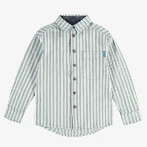 The Ollie Striped Button-Down Shirt - KIDS